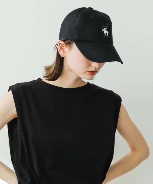 SENSE OF PLACE by URBAN RESEARCH(センスオブプレイスバイアーバンリサーチ)の「『ユニセックス』『別注』GREENWICH POLO CLUB×SENSE OF PLACE A(キャップ・メンズ・ライトベージュ/ブラック/カーキ・ONE)」の13枚目の写真