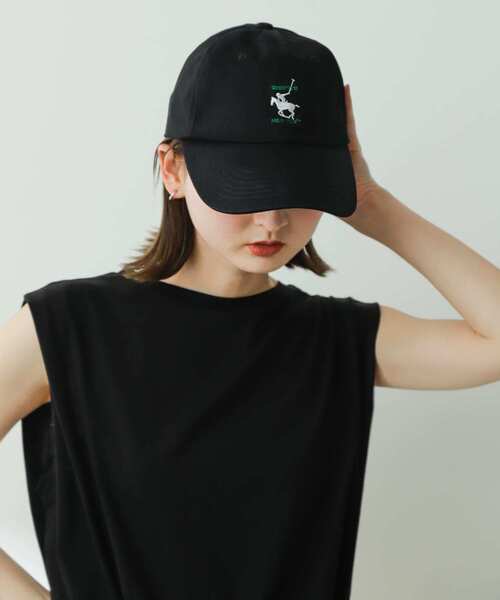 SENSE OF PLACE by URBAN RESEARCH(センスオブプレイスバイアーバンリサーチ)の「『ユニセックス』『別注』GREENWICH POLO CLUB×SENSE OF PLACE A(キャップ・メンズ・ライトベージュ/ブラック/カーキ・ONE)」の14枚目の写真