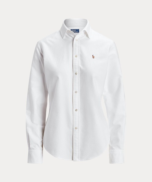 美品　ポロラルフローレン　XL オックスフォードシャツ　白　スカル　ナンバー 美品 ポロラルフローレン XL オックスフォードシャツ 白 ホワイト