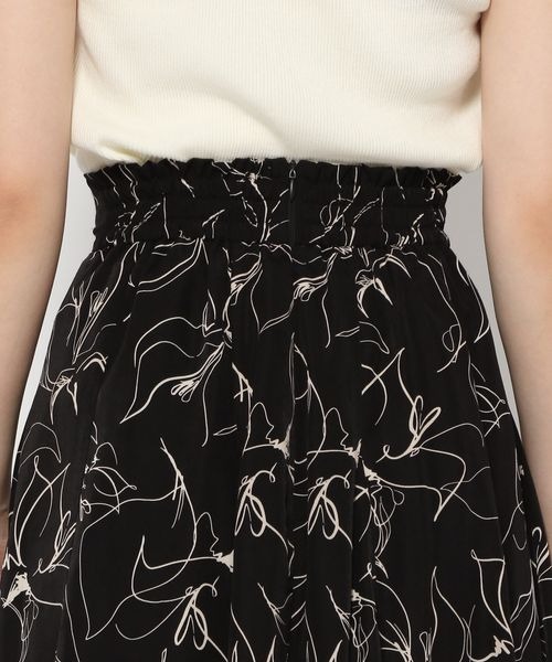 mysty woman(ミスティウーマン)の「アソート柄フレアスカート 197729(スカート・レディース・アイボリー/ホワイト系1/ブラック系1/グレー系/ベージュ系1/ベージュ系2/イエロー系1/イエロー/ホワイト系その他/イエロー系その他・FREE)」の21枚目の写真