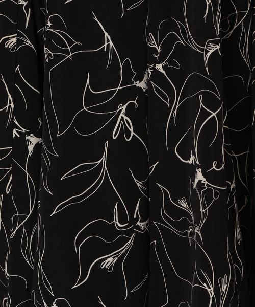 mysty woman(ミスティウーマン)の「アソート柄フレアスカート 197729(スカート・レディース・アイボリー/ホワイト系1/ブラック系1/グレー系/ベージュ系1/ベージュ系2/イエロー系1/イエロー/ホワイト系その他/イエロー系その他・FREE)」の14枚目の写真