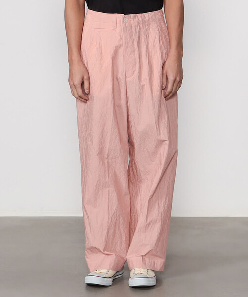 HAVERSACK(ハバーザック)の「HAVERSACK | タイプライター 2タックパンツ MEN(その他パンツ・メンズ・ピンク/ネイビー・L/M)」の5枚目の写真