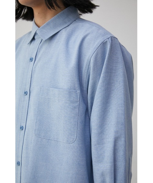 AZUL by moussy(アズールバイマウジー)の「RELATECH LINEN MIX 3/4 SHIRT/リラテックリネンミックス3/4シャツ(シャツ/ブラウス・メンズ・ブルー/ブラック系その他/グリーン系その他/ホワイト/グレー・LARGE/MEDIUM)」の22枚目の写真