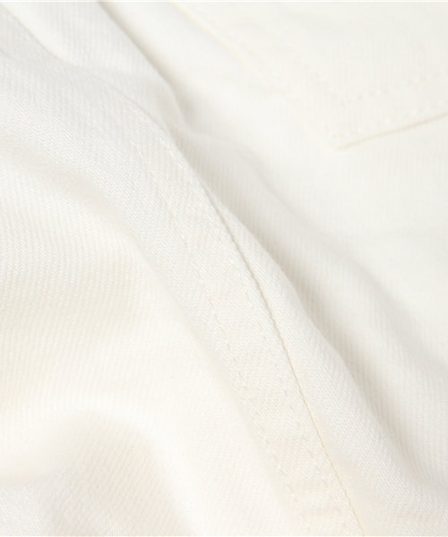 Denime(ドゥニーム)の「CLASH WHITE DENIM MID SKIRT/クラッシュホワイトデニムスカート(デニムスカート・レディース・ホワイト・SMALL/X-SMALL/MEDIUM)」の6枚目の写真