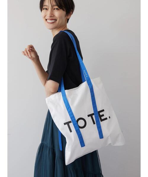 AMERICAN HOLIC(アメリカンホリック)の「TOTE. BAG(トートバッグ・レディース・グレー/アイボリー/グリーン/サックスブルー・FREE)」の7枚目の写真
