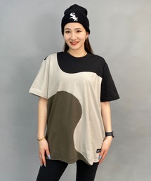 adidas/アディダス Marimekko(マリメッコ)コラボアイテム/ビッグシルエット/オーバーサイズ/総柄/ロゴTシャツ ENC05