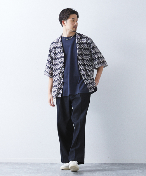 allery(アレリー)の「【allery / アレリ―】”ワイド” DENIM SLACKS(デニムパンツ・メンズ・ホワイト/ブルー系その他/ブルー・SMALL/MEDIUM/LARGE)」の5枚目の写真