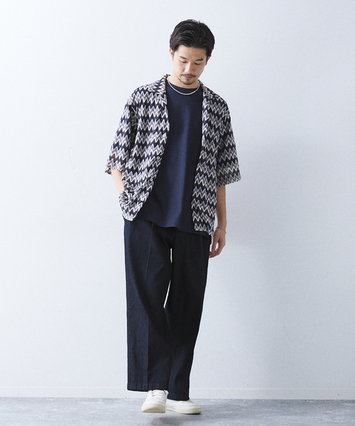 allery(アレリー)の「【allery / アレリ―】”ワイド” DENIM SLACKS(デニムパンツ・メンズ・ホワイト/ブルー系その他/ブルー・SMALL/MEDIUM/LARGE)」の7枚目の写真