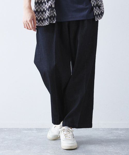 allery(アレリー)の「【allery / アレリ―】”ワイド” DENIM SLACKS(デニムパンツ・メンズ・ホワイト/ブルー系その他/ブルー・SMALL/MEDIUM/LARGE)」の6枚目の写真