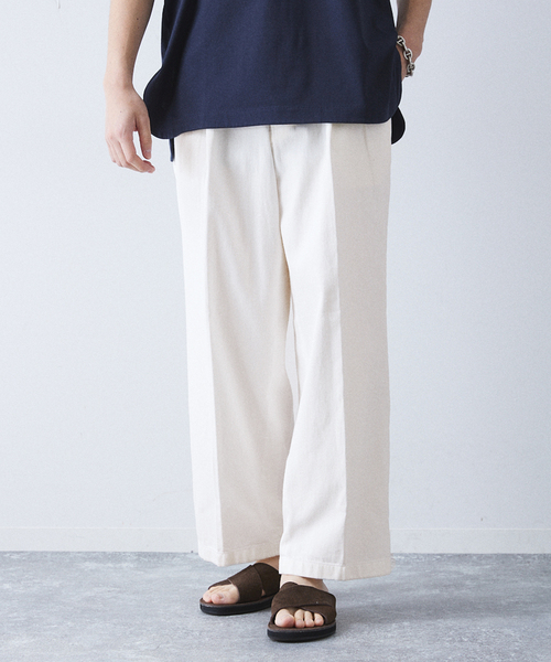 allery(アレリー)の「【allery / アレリ―】”ワイド” DENIM SLACKS(デニムパンツ・メンズ・ホワイト/ブルー系その他/ブルー・SMALL/MEDIUM/LARGE)」の10枚目の写真