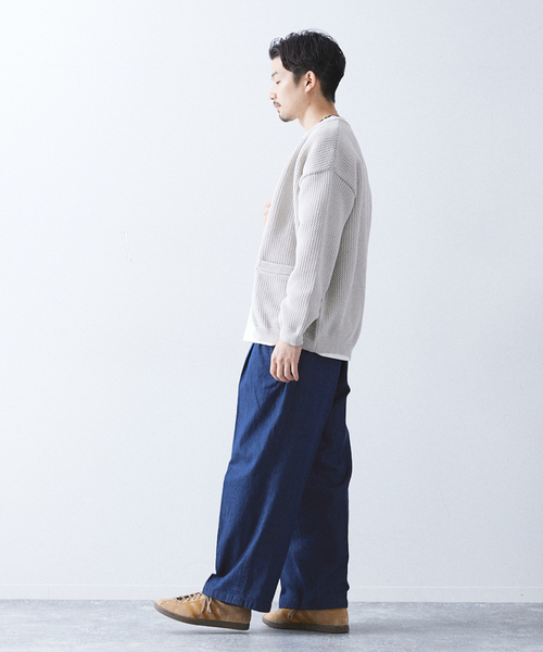 allery(アレリー)の「【allery / アレリ―】”ワイド” DENIM SLACKS(デニムパンツ・メンズ・ホワイト/ブルー系その他/ブルー・SMALL/MEDIUM/LARGE)」の15枚目の写真
