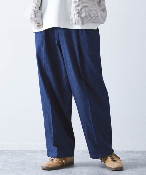 allery(アレリー)の「【allery / アレリ―】”ワイド” DENIM SLACKS(デニムパンツ・メンズ・ホワイト/ブルー系その他/ブルー・SMALL/MEDIUM/LARGE)」の16枚目の写真
