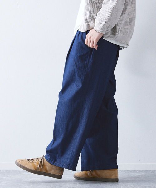 allery(アレリー)の「【allery / アレリ―】”ワイド” DENIM SLACKS(デニムパンツ・メンズ・ホワイト/ブルー系その他/ブルー・SMALL/MEDIUM/LARGE)」の17枚目の写真