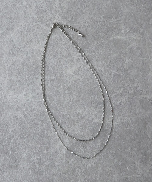 BLUEEAST（ブルーイースト）の「スパークルチェーンネックレス / ニッケルフリー（ネックレス・レディース・ゴールド/シルバー・FREE）」の6枚目の写真