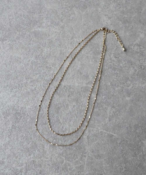 BLUEEAST（ブルーイースト）の「スパークルチェーンネックレス / ニッケルフリー（ネックレス・レディース・ゴールド/シルバー・FREE）」の7枚目の写真