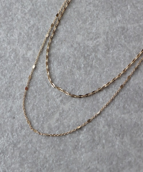 BLUEEAST（ブルーイースト）の「スパークルチェーンネックレス / ニッケルフリー（ネックレス・レディース・ゴールド/シルバー・FREE）」の13枚目の写真