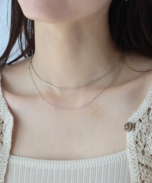 BLUEEAST（ブルーイースト）の「スパークルチェーンネックレス / ニッケルフリー（ネックレス・レディース・ゴールド/シルバー・FREE）」の10枚目の写真
