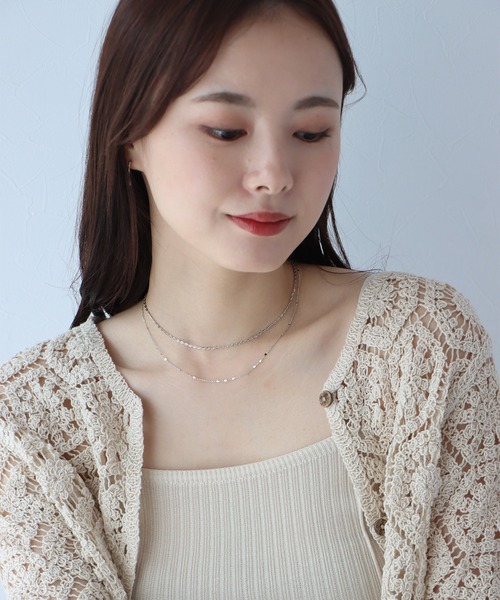 BLUEEAST（ブルーイースト）の「スパークルチェーンネックレス / ニッケルフリー（ネックレス・レディース・ゴールド/シルバー・FREE）」の11枚目の写真