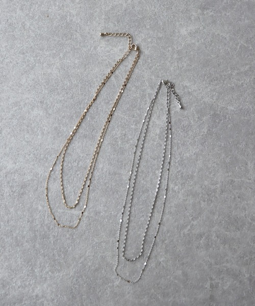 BLUEEAST（ブルーイースト）の「スパークルチェーンネックレス / ニッケルフリー（ネックレス・レディース・ゴールド/シルバー・FREE）」の5枚目の写真