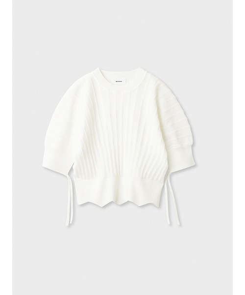 お買い得モデル MIESROHE（ミースロエ）の「sustainableオーバルシアーニット トップス
