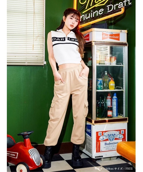Darich(ダーリッチ)の「ハーフジップジャガードニットトップス(ニット/セーター・レディース・グレー/ホワイト/ブラック・FREE)」の4枚目の写真