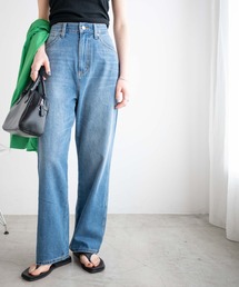 WEGO | WEGO/【マルチサイズ】ハイウエストルーズストレートデニムパンツ(デニムパンツ)