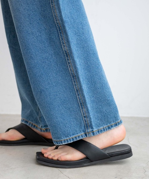 WEGO（ウィゴー）の「WEGO/【マルチサイズ】ハイウエストルーズストレートデニムパンツ（デニムパンツ・レディース・ライトインディゴブルー/インディゴブルー・X-SMALL/SMALL/MEDIUM/LARGE）」の11枚目の写真