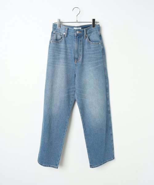 WEGO（ウィゴー）の「WEGO/【マルチサイズ】ハイウエストルーズストレートデニムパンツ（デニムパンツ・レディース・ライトインディゴブルー/インディゴブルー・X-SMALL/SMALL/MEDIUM/LARGE）」の18枚目の写真