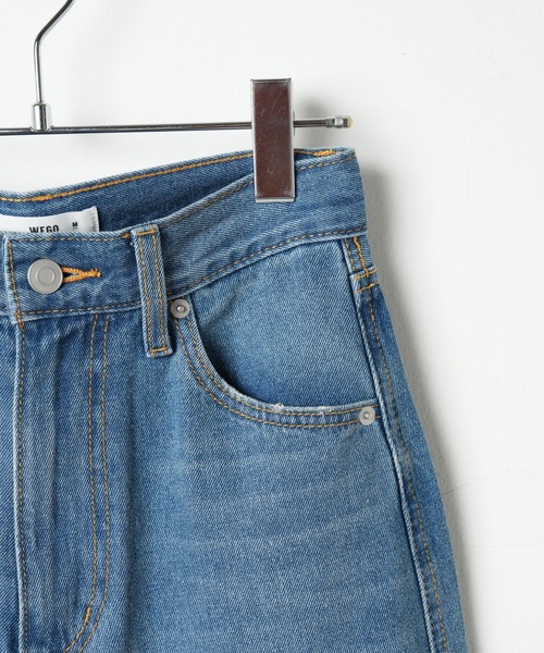 WEGO（ウィゴー）の「WEGO/【マルチサイズ】ハイウエストルーズストレートデニムパンツ（デニムパンツ・レディース・ライトインディゴブルー/インディゴブルー・X-SMALL/SMALL/MEDIUM/LARGE）」の22枚目の写真