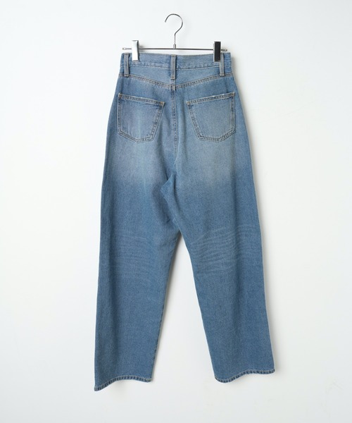 WEGO（ウィゴー）の「WEGO/【マルチサイズ】ハイウエストルーズストレートデニムパンツ（デニムパンツ・レディース・ライトインディゴブルー/インディゴブルー・X-SMALL/SMALL/MEDIUM/LARGE）」の19枚目の写真