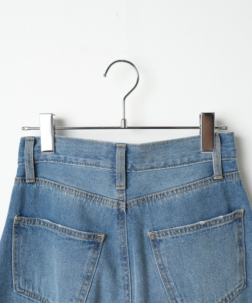WEGO（ウィゴー）の「WEGO/【マルチサイズ】ハイウエストルーズストレートデニムパンツ（デニムパンツ・レディース・ライトインディゴブルー/インディゴブルー・X-SMALL/SMALL/MEDIUM/LARGE）」の21枚目の写真