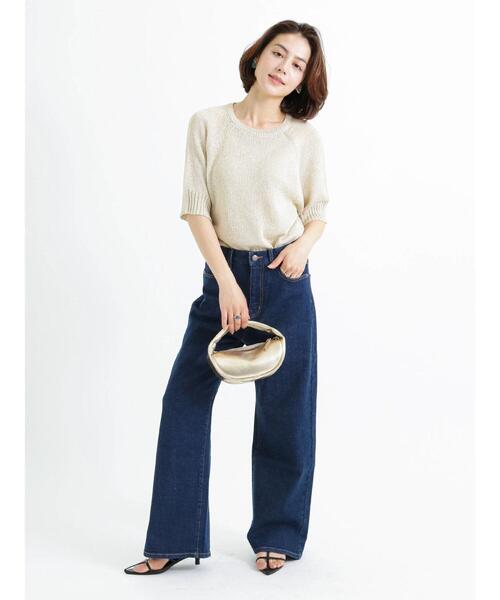 Te chichi（テチチ）の「2WAYミニバッグ（ハンドバッグ・レディース・ゴールド/シルバー/ブルー/オフホワイト・F）」の6枚目の写真