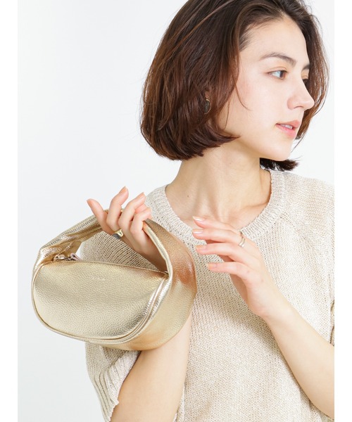 Te chichi（テチチ）の「2WAYミニバッグ（ハンドバッグ・レディース・ゴールド/シルバー/ブルー/オフホワイト・F）」の4枚目の写真