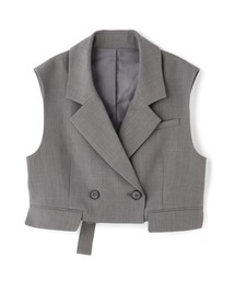 FREE'S MART | 【WEB限定】《コレクション》 バックオープンテーラードベスト(テーラードジャケット)