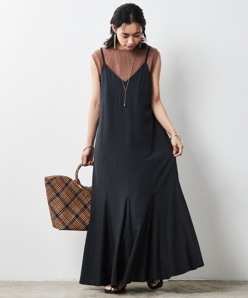 CHIC STYLE(シックスタイル)の「<大きいサイズ>ワッフルタンクトップ シックスタイル(タンクトップ・レディース・アイボリー/ブラック/モカ・L/3L/LL/5L/4L)」の8枚目の写真