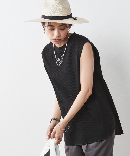 CHIC STYLE(シックスタイル)の「<大きいサイズ>ワッフルタンクトップ シックスタイル(タンクトップ・レディース・アイボリー/ブラック/モカ・L/3L/LL/5L/4L)」の18枚目の写真