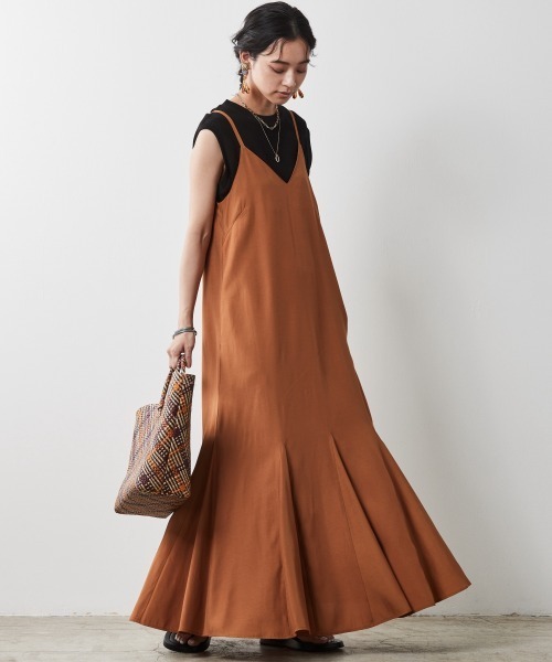 CHIC STYLE(シックスタイル)の「<大きいサイズ>ワッフルタンクトップ シックスタイル(タンクトップ・レディース・アイボリー/ブラック/モカ・L/3L/LL/5L/4L)」の9枚目の写真