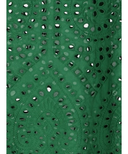 Te chichi（テチチ）の「スカラップエンブロイダリーブラウス（シャツ/ブラウス・レディース・グリーン/オフホワイト/ブラック・F）」の5枚目の写真