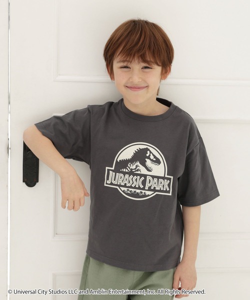 GLOBAL WORK(グローバルワーク)の「ジュラシックコラボ/半袖T/192573(Tシャツ/カットソー・キッズ・チャコールグレー/グレー系その他7/ダークグレー/その他/カーキ/ブラック/ホワイト・110cm/100cm/120cm/130cm/140cm/150cm/160cm)」の5枚目の写真