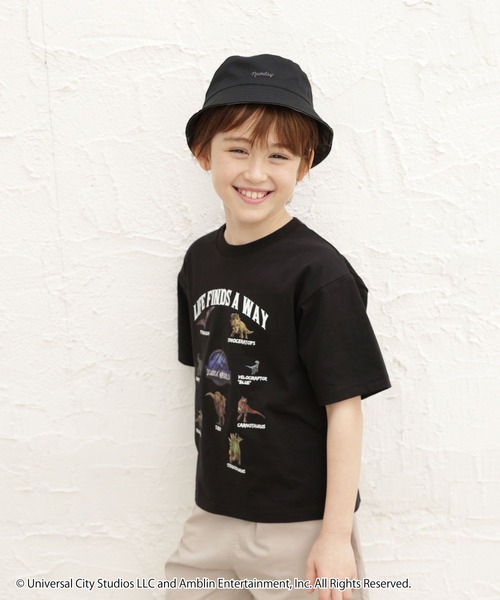 GLOBAL WORK(グローバルワーク)の「ジュラシックコラボ/半袖T/192573(Tシャツ/カットソー・キッズ・チャコールグレー/グレー系その他7/ダークグレー/その他/カーキ/ブラック/ホワイト・110cm/100cm/120cm/130cm/140cm/150cm/160cm)」の3枚目の写真