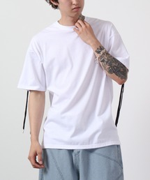 REGIEVO バックレースアップ半袖Tシャツ