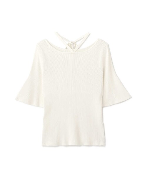 PROPORTION BODY DRESSING（プロポーションボディドレッシング）の「2Wayラリエットニット（ニット/セーター・レディース・パープル/ホワイト系その他/ブラック・MEDIUM/SMALL）」の8枚目の写真