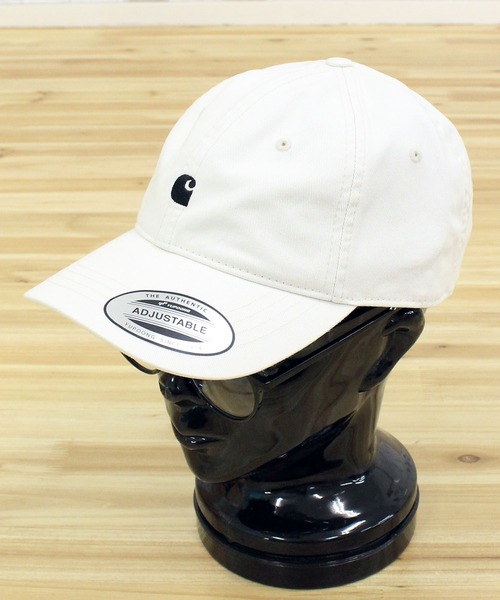 Carhartt（カーハート）の「マディソンロゴキャップ Madison Logo Cap（キャップ・メンズ・ブルー/ブラック/オリーブ/ホワイト系1・ONE SIZE）」の2枚目の写真