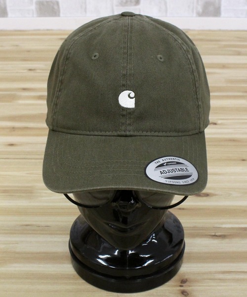 Carhartt（カーハート）の「マディソンロゴキャップ Madison Logo Cap（キャップ・メンズ・ブルー/ブラック/オリーブ/ホワイト系1・ONE SIZE）」の9枚目の写真