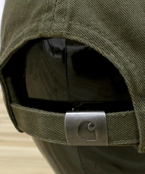 Carhartt（カーハート）の「マディソンロゴキャップ Madison Logo Cap（キャップ・メンズ・ブルー/ブラック/オリーブ/ホワイト系1・ONE SIZE）」の11枚目の写真
