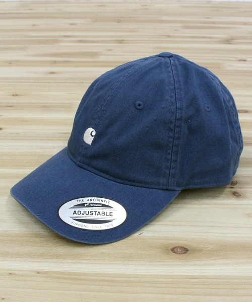 Carhartt（カーハート）の「マディソンロゴキャップ Madison Logo Cap（キャップ・メンズ・ブルー/ブラック/オリーブ/ホワイト系1・ONE SIZE）」の12枚目の写真