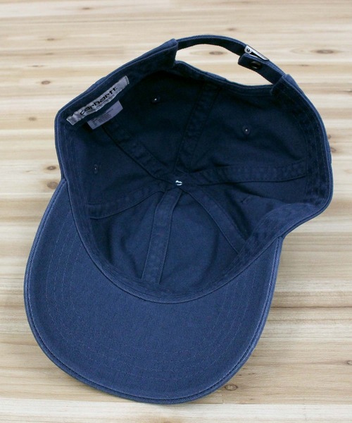 Carhartt（カーハート）の「マディソンロゴキャップ Madison Logo Cap（キャップ・メンズ・ブルー/ブラック/オリーブ/ホワイト系1・ONE SIZE）」の14枚目の写真