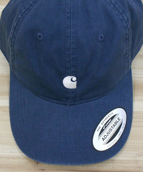 Carhartt（カーハート）の「マディソンロゴキャップ Madison Logo Cap（キャップ・メンズ・ブルー/ブラック/オリーブ/ホワイト系1・ONE SIZE）」の17枚目の写真