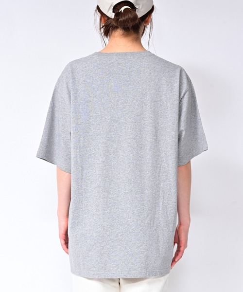 Alite cloth(アリーテクロス)の「BIG カレッジロゴ・プリントTシャツ EAGLE(Tシャツ/カットソー・レディース・ブラック/グレー/ホワイト・M/L/XL/0)」の20枚目の写真