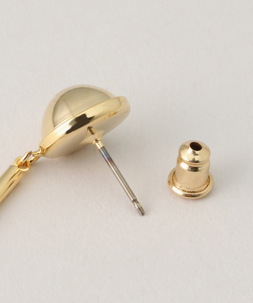 Bijou R.I （ビジューアールアイ）の「【Bijou R.I /ビジューアールアイ】 パールピアス（ピアス（両耳用）・レディース・ゴールド・FREE）」の4枚目の写真